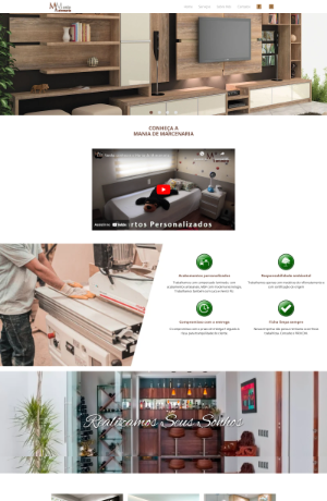 Projeto Mania de Marcenaria — Site