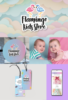 Projeto Flamingo Kids Store — Identidade Visual